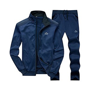 Gopune Men's Athletic Tracksuit Full Zip Warm Jogging Sweat Suits